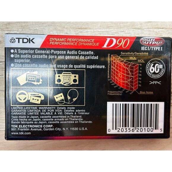 Vintage Mixed Lot Of 7 TDK Blank Audio Casstette Tapes Tipe I D60 D90 SA100 - Picture 4 of 5